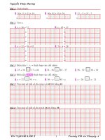 ÔN TẬP HÈ LỚP 2 LÊN LỚP 3