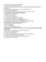 câu hỏi trắc nghiệm an toan lao động nganh co khi