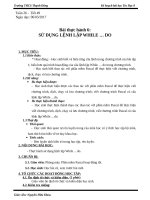 Bài thực hành 6. Sử dụng lệnh lặp While…..Do