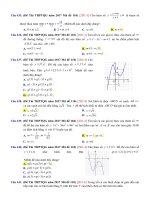 572 bài tập trắc nghiệm chuyên đề hàm số nâng cao có đáp án 2 3 