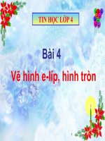 Chương II. Bài 4. Vẽ hình e-líp, hình tròn