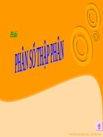 Phân số thập phân