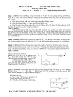 Đề thi HSG Lý 9 năm 2016-2017