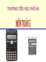 Giới thiệu máy tính bỏ túi