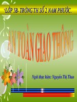 Bài 1. Biển báo hiệu giao thông đường bộ