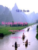 Tuần 5. Đọc thêm: Bài ca phong cảnh Hương Sơn (Hương Sơn phong cảnh ca)