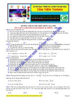 HƯỚNG TỚI KÌ THI THPT QG 2018 - ĐỀ SỐ 2 - ÔN TẬP DAO ĐỘNG VÀ SÓNG CƠ