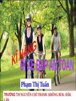 Bài 2. Đi xe đạp an toàn trên đường