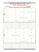 Vòng 3 - Lớp 3 (2017-2018)