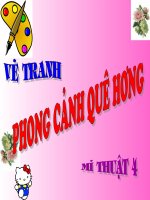 Bài 7. Đề tài Phong cảnh quê hương