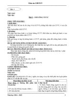 Giáo án GDCD 9 (tiết 1 18)