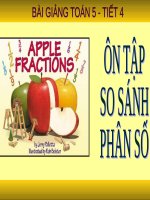 Ôn tập: So sánh hai phân số (tiếp theo)