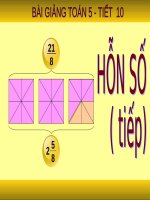 Hỗn số (tiếp theo)