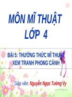 Bài 5. Xem tranh phong cảnh