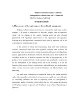 Luận văn thạc sỹ  Improve credit risk management VJSC bank for industry and trade