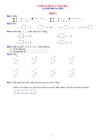 20 ĐỀ THI HỌC KỲ 1 TOÁN LỚP 1 CÓ LỜI GIẢI CHI TIẾT