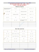 Vòng 1 - Lớp 2 (2017-2018)