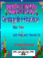 Giới thiệu máy tính bỏ túi