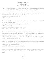 Kiểm tra Hình học 6 - Chương 2 - GÓC