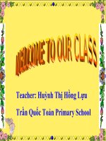 Unit 8: My school timetable