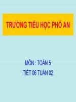 Ôn tập: Phép cộng và phép trừ hai phân số
