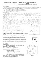 Đề thi HSG Lý 9 năm 2017-2018
