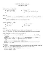 De kiem tra giua ky I toan 6