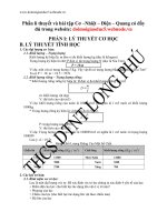 Lí thuyết và bài tập ôn thi học sinh giỏi vật lí lớp 9