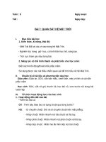 Bài 8. Quan sát Trái Đất và các vì sao trong Hệ Mặt Trời