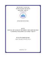 Thiết kế, chế tạo bộ KIT thí nghiệm vi điều khiển 8051 phục vụ sinh hoạt ngoại khóa tại CLB điện   điện tử 