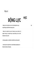 Bài giảng Power Point Cơ học lý thuyết-Động lực học