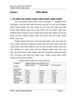 Đồ án thiết kế thiết bị sấy tầng sôi (LINK tải bản vẽ ở TRANG CUỐI)