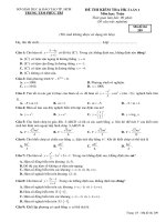 Tài liệu ôn thi ĐH năm 2018