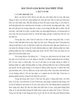 Sáng kiến kinh nghiệm giải bài toán bằng 2 phép tính toán lớp 3