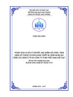 Phân tích cơ sở lý thuyết, đặc điểm cấu trúc, tính năng kỹ thuật và ứng dụng thiết bị chẩn đoán IDS trên các dòng ô tô do công ty ford việt nam chế tạo 