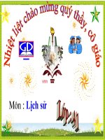 Bài 9. Nhà Lý dời đô ra Thăng Long