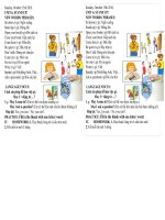 ANH 3 HOC KY I UNIT 6 STAND UP