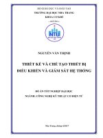 Nghiên cứu và chế tạo bộ định lượng cho máy phun foam graco e20 sử dụng bộ lập trình PLC mitsubishi 