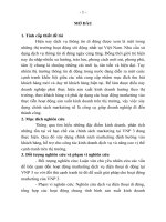 Xây dựng chính sách marketing dịch vụ điện thoại di động tại trung tâm dịch vụ viễn thông khu vực 3 (khu vực miền trung) (tt) 