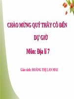 Bài 41. Thiên nhiên Trung và Nam Mĩ