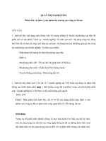 Phân tích và định vị sản phẩm thị trường của công ty elcom 