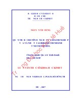 QUẢN TRỊ rủi RO tín DỤNG đối với DOANH NGHIỆP vừa và NHỎ tại AGRIBANK CHI NHÁNH TỈNH THANH hóa 