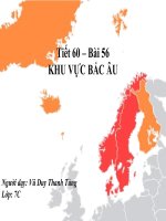 Bài 56. Khu vực Bắc Âu