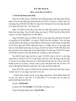 Bài thu hoạch Hồ sơ vụ án dân sự số 11  Đào tạo Luật sư