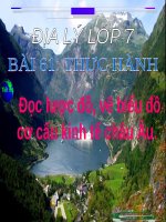 Bài 61. Thực hành: Đọc lược đồ, vẽ biểu đồ cơ cấu kinh tế châu Âu