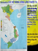 Bài 34. Các hệ thống sông lớn ở nước ta