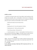 Các  chiến lược marketing tại ngân hàng TMCP công thương việt nam chi nhánh thanh hóa 