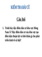 Bài 16. Đặc điểm kinh tế các nước Đông Nam Á