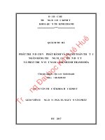 PHÁT TRIỂN DỊCH vụ PHÁT HÀNH và THANH TOÁN THẺ tại NGÂN HÀNG THƯƠNG mại cổ PHẦN đầu tư và PHÁT TRIỂN VIỆT NAM   CHI NHÁNH THANH hóa 
