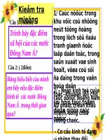 Bài 16. Đặc điểm kinh tế các nước Đông Nam Á